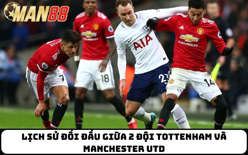 Lịch sử đối đầu giữa 2 đội Tottenham và Manchester Utd