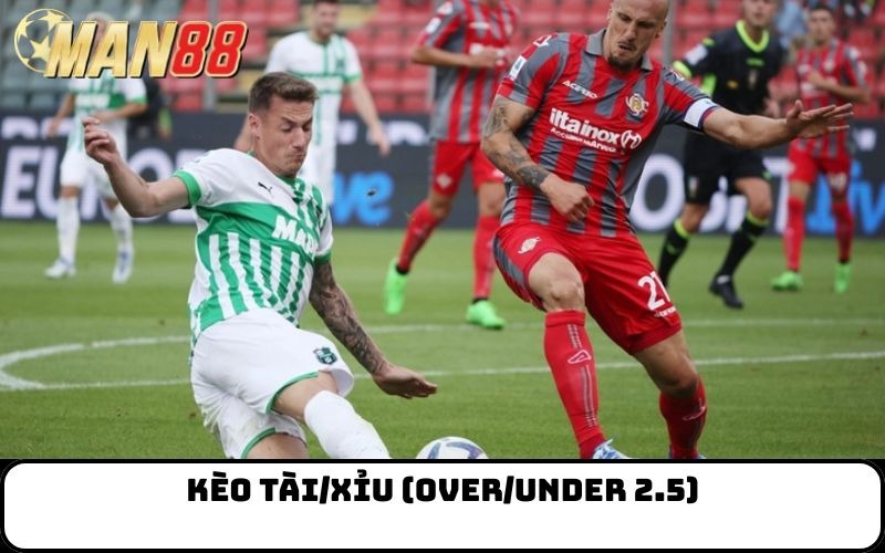 Kèo Tài/Xỉu (Over/Under 2.5)