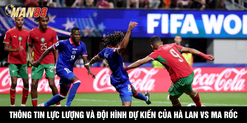 Thông tin lực lượng và đội hình dự kiến của Hà Lan vs Ma Rốc