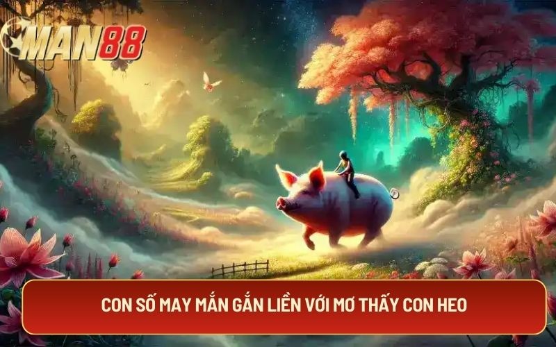 Con số may mắn gắn liền với mơ thấy con heo
